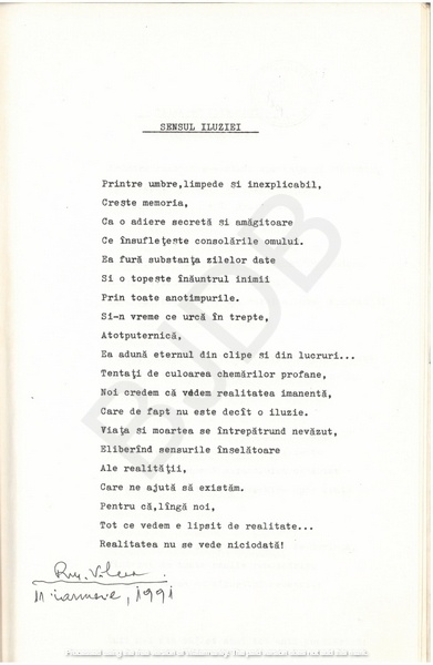 M-1076-1130-13 - 55 de Poezii în manuscris dactilografiat. ALEXANDRU MIRCESCU